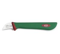 Sanelli Línea Premana Professional,Cuchillo castañas Cm.3,Acero Inoxidable,Verde y Rojo,14.0x1.5x2.5 cm