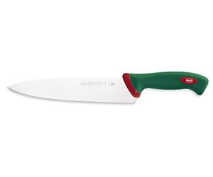 Sanelli Línea Premana Professional,Cuchillo Cocina Cm.24,Acero Inoxidable,Verde y Rojo,37.0x3.0x4.0 cm