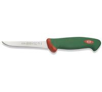 Sanelli Línea Premana Professional,Cuchillo Deshuesador Cm.12,Acero Inoxidable,Verde y Rojo,25x3.0x4.0 cm
