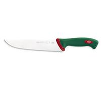 Sanelli Línea Premana Professional,Cuchillo Francés Cm.22,Acero Inoxidable,Verde y Rojo,35.0x3.0x5.0 cm