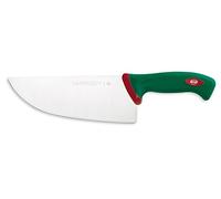 Sanelli Línea Premana Professional,Cuchillo Hoja Ancha Cm.22,Verde y Rojo,Acero Inoxidable,34.5x3.0x8.0 cm