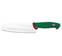 Sanelli Línea Premana Professional,Cuchillo Japonés Mellado Cm.18,Acero Inoxidable,Verde y Rojo,31.0x3.0x6.0 cm