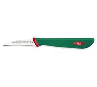 Sanelli Línea Premana Professional,Cuchillo Verdura Cm.6,Acero Inoxidable,Verde y Rojo,17.5x1.5x2.5 Cm.