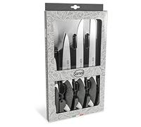 Sanelli Paquete de cuchillos de cocina Sakura 4 unidades blanco/negro