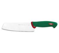 Sanelli Premana Professional - Cuchillo japonés, acero inoxidable, verde/rojo, 31,0 x 3,0 x 6.0 cm