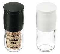 Sanfly Molinillo Semillas Sésamo con Herramienta Cocina Multifunción Mano Transparente para Chef Suministros Cocina (Colores Aleatorios)