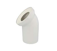 Sanit DN100 - Codo de conexión para inodoro, 45 g, color blanco