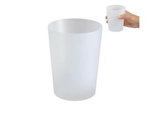 Sanjoma Pack 160 Vasos Reutilizables 500 ml PP Event Line - Translúcido, Apto Lavavajillas 25 Lavados, Desechable, Sin BPA, Para Eventos y Hostelería