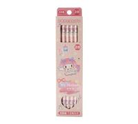 Sanrio 566161 Sanrio Pencil Pack 2B My Melody My Melody My Melody 0,79 x 0,79 x 17,5 cm, papelería de aprendizaje infantil, personaje