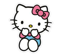 Sanrio - cojín decorativo (36 cm), diseño de hello kitty, color azul