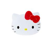 Sanrio Hello Kitty - Espejo de maquillaje portátil de mesa, rojo y blanco, 7,9 x 9,3 cm