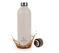 SANTA CLARA | Botella Termo de Acero Inoxidable 750 ml, Alto Aislamiento Térmico de Doble Pared para Café, Bebidas Frías y Calientes, Soft Touch Mate, Hermética, BPA Free