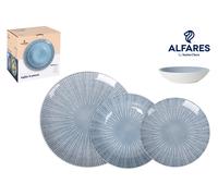Santa Clara Vajilla Electra 12 piezas Azul