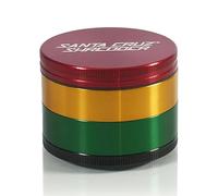 Santa Cruz Shredder Molinillo de especias de metal fabricado en Estados Unidos (grande (2.7 pulgadas), Rasta)