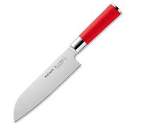 Santoku F. DICK, cuchillo de cocina asiático Red Spirit (cuchillo con hoja de 18 cm, acero X50CrMoV15, inoxidable, 56 HRC) 81742182