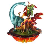 SANTORO Pirueta, Tarjeta De Felicitación Emergente 3D - Dinosaurios Jurásicos - Para Niños, Niñas, Sobrino, Sobrina, Niños, Familia | Tarjeta De Cumpleaños De Dinosaurio Para Hijo, Hija