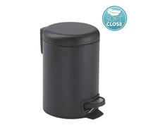 Sapho Accesorios de baño Gedy - Cubo de basura 5 l, Soft Close, negro mate 330914