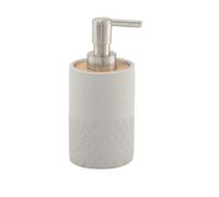 Sapho Accesorios de baño Gedy - Dispensador de jabón, gris y blanco 4980