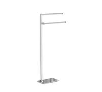 Sapho Accesorios de baño Gedy - Soporte con toallero, cuadrado, cromado 783113