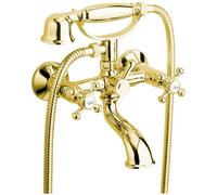 Sapho Antea grifo de bañera y ducha a pared oro 3015