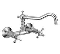 Sapho ANTEA, soporte para barra de ducha, salida superior, cromo