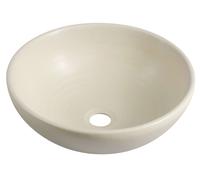 Sapho Attila - Lavabo de cerámica, diámetro 43 cm, marfil DK005