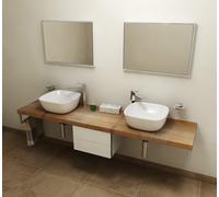Sapho Avice encimera 170x49.5 cm grafito-madera AV178