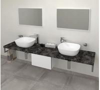 Sapho Avice encimera 190x49.5 cm grafito AV199