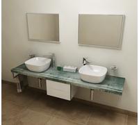 Sapho Avice encimera 190x49.5 cm grafito-azul AV196