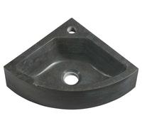 Sapho Blok - Lavabo de esquina 30x30 cm, agujero para grifo, sin rebosadero, antracita 2401-30