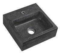 Sapho BLOK, mueble de lavabo, 30x30 cm, color antracita