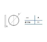Sapho Cata B-Plus - Válvula de retención 120 mm 01920600