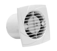 Sapho Cata B-Plus - Ventilador de baño B-10 PLUS, 15 W, conducto 100 mm, blanco 00981001