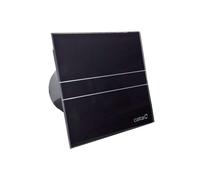 Sapho Cata E - Ventilador axial E-120 GBT, con temporizador, 15 W, conducto de 120 mm, negro. 00901502