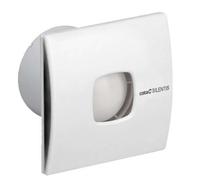 Sapho Cata Silentis - Ventilador de baño 12 T axial con temporizador, 20 W, tubería 120 mm, blanco 01081000