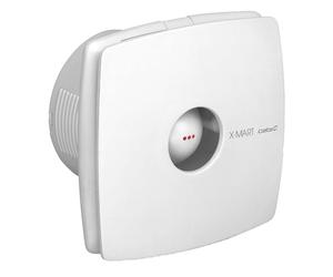 Sapho Cata X-Mart - Ventilador axial de baño con temporizador, X-MART 10T, 15 W, conducto 100 mm, blanco 01011000