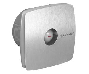Sapho Cata X-Mart - Ventilador axial de baño X-MART 15, 25W, conducto 150 mm, acero inoxidable 01060000