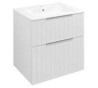 Sapho CIRASA, mueble bajo de lavabo, 59,2 x 64 x 46 cm, blanco mate