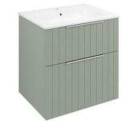 Sapho CIRASA, mueble bajo de lavabo, 59,2 x 64 x 46 cm, color verde