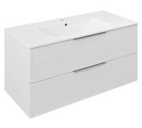Sapho Cirasa - Mueble lavabo 100x52x46 cm, 2 cajones, blanco CR100-3030