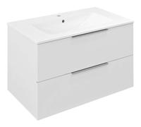 Sapho Cirasa - Mueble lavabo 80x52x46 cm, 2 cajones, blanco CR801-3030