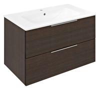 Sapho Cirasa - Mueble lavabo, 80x52x46 cm, 2 cajones, pino rústico CR801-1616