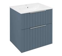 Sapho Cirasa - Mueble para lavabo Strip 59x64x46 cm, 2 cajones, color siena CR601-4242S