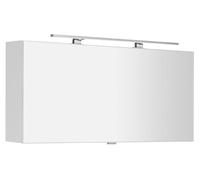 Sapho Cloe - Mueble con espejo con iluminación LED 120x50x18 cm, blanco CE120-0030