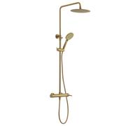 Sapho: Columna de ducha ICONIC con grifo de palanca, acabado dorado mate