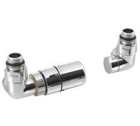 Sapho Corner - Kit de conexión de válvula termostática triaxial, izquierda, cromada CP1011LS