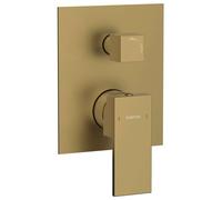 Sapho Cubemix - Grifo empotrado para 2 dispositivos, con cuerpo, dorado mate CM042GB
