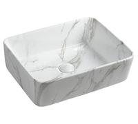 Sapho DALMA, lavabo de cerámica, 48x38 cm, modelo Carrara