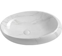 Sapho DALMA, lavabo de cerámica, 68x44 cm, color carrara