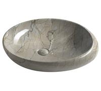 Sapho DALMA, lavabo de cerámica, 68x44 cm, color gris